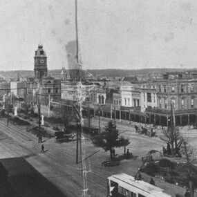 Photograph - Card Box Photographs, South East view over Sturt Street, Ballarat circa 1905.  From Star 1855-1905 Jubilee publication