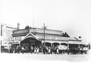 Photograph - Card Box Photographs, Bolster Bros. Grocer, Ballarat circa 1927