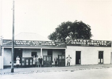 Photograph - Card Box Photographs, Batch's Furniture Factory, Ballarat 1930