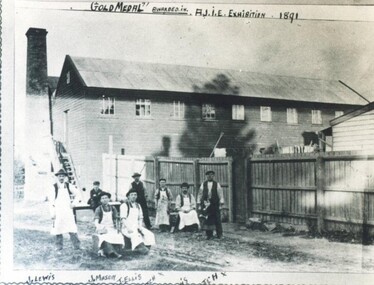 Photograph - Card Box Photographs, Batch's Home Furnishers, Ballarat 1891