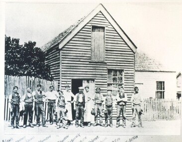 Photograph - Card Box Photographs, Batch's Furniture Factory, Ballarat circa 1880