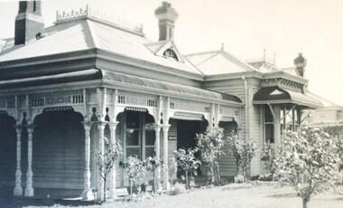 Photograph - Card Box Photographs, Residence of J.B. Camerons, Ballarat circa 1950