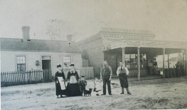Photograph - Card Box Photographs, Prince of Wales Store, Ballarat circa 1880