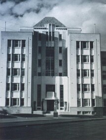 Photograph - Card Box Photographs, Former State Offices, Ballarat circa 1943.  From Bartrop's Consultants File