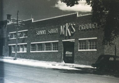 Photograph - McKay's Sunny South Factory, Ballarat circa 1955.  From Bartrop's Consultants File