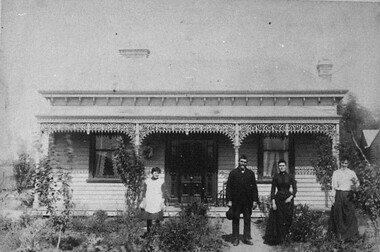 Photograph - Card Box Photographs, Clark Residence, Albert Street Sebastopol circa1895