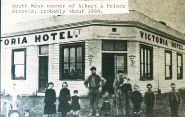 Photograph - Card Box Photographs, Victoria Hotel, Sebastopol 1880