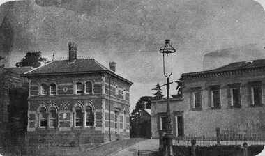 Photograph - Card Box Photographs, Civic buildings, Barkly Street circa 1900