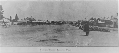 Photograph - Card Box Photographs, View west along Victoria Street, Ballarat circa 1903