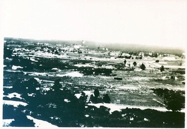 Photograph - Card Box Photographs, View of Ballarat from Sovereign Hill, 1928