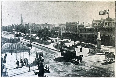 Postcard - Card Box Photographs, Shoppee Square, Ballarat circa 1903