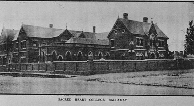 Postcard - Card Box Photographs, Sacred Heart College, Ballarat circa 1923