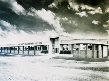 Photograph - Card Box Photographs, Simmonds Aerocessories Building, Ballarat circa 1960