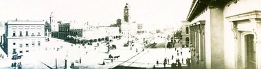 Photograph - Card Box Photographs, Panorama view of Sturt Street, Ballarat circa 1903
