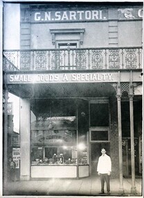 Photograph - Card Box Photographs, G.N. Satori Small Goods, Ballarat circa 1921