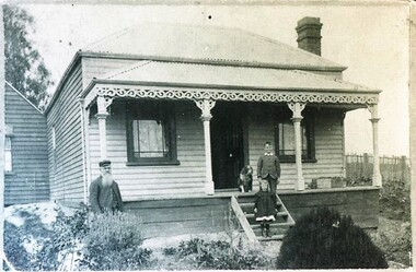 Photograph - Card Box Photographs, James Family Home, Ballarat circa 1890
