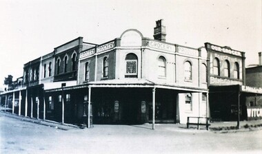 Photograph - Card Box Photographs, Hall Jones Corner Grocery, Ballarat circa 1926