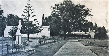 Postcard - Card Box Photographs, Keel Glasshouse and Caretaker's House, Ballarat Botanic Gardens 1929