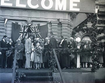 Photograph - Card Box Photographs, Visit of HRH Duke & Duchess of York, Ballarat 1927