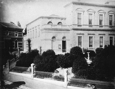 Photograph - Card Box Photographs, East Ballarat Town Hall & Court House circa 1890s