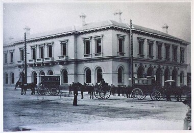 Photograph - Card Box Photographs, Ballarat Post Office circa 1880