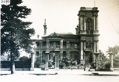 Photograph - Card Box Photographs, Bailey's Mansion, Ballarat circa 1883