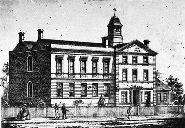 Photograph - Card Box Photographs, Ballarat District Hospital circa 1860