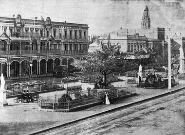 Photograph - Card Box Photographs, Shoppee Square, Ballarat circa 1901