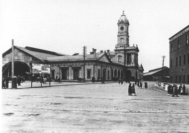Photograph - Card Box Photographs, Ballarat Railway Station circa 1920