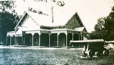 Photograph - Card Box Photographs, The Garden's Pavilion or 'Lake Lodge' Ballarat 1932