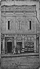 Photograph - Card Box Photographs, Times Hotel, Ballarat 1864