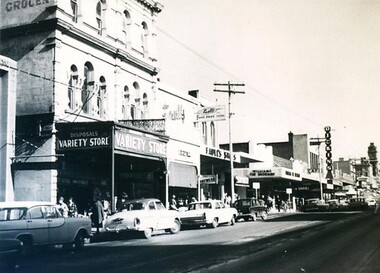 Photograph - Card Box Photographs, Bridge Street, Ballarat 1969