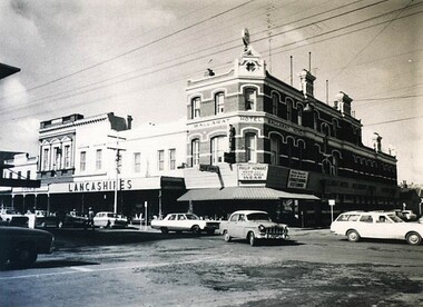 Photograph - Card Box Photographs, Corner of Peel and Bridge Streets, Ballarat 1969