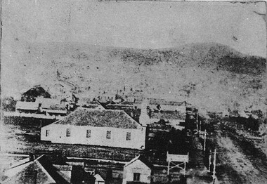 Photograph - Card Box Photographs, Second St Andrew's Kirk, Ballarat circa 1860