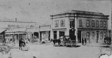 Photograph - Card Box Photographs, North Grant Hotel, Ballarat circa 1860