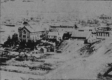 Photograph - Card Box Photographs, Wesley Church, Ballarat circa 1870