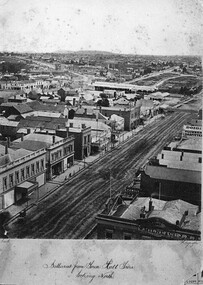 Photograph - Card Box Photographs, View north from Ballarat Town Hall tower along Armstrong Street North