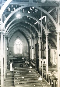 Photograph - Card Box Photographs, Interior of St Paul's Church, Bakery Hill 1958