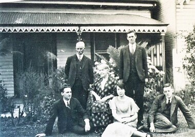 Photograph - Card Box Photographs, The Ludbrook Family circa 1918