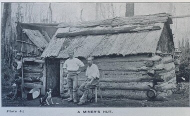 Postcard - Card Box Photographs, A Miner's Hut