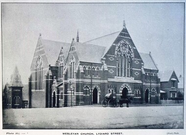 Postcard - Card Box Photographs, Wesleyan Church, Lydiard Street