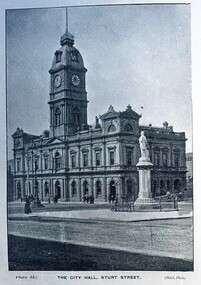 Postcard - Card Box Photographs, The City Hall, Sturt Street