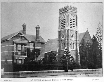Postcard - Card Box Photographs, St Peter's Anglican Church, Sturt Street