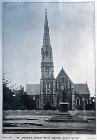Postcard - Card Box Photographs, St Andrew's Presbyterian Church, Sturt Street