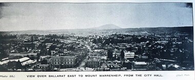 Postcard - Card Box Photographs, View Over Ballarat East to Mount Warrenheip, From the City Hall