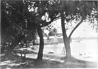 Photograph - Card Box Photographs, Boat Sheds, Lake Wendouree