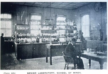 Postcard - Card Box Photographs, Senior Laboratory, School of Mines