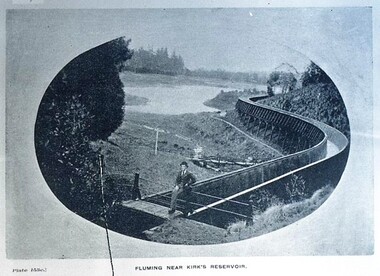 Postcard - Card Box Photographs, Fluming Near Kirk's Reservoir