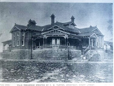 Photograph - Card Box Photographs, Buildings  by F.W. Turton, Architect, Sturt Street