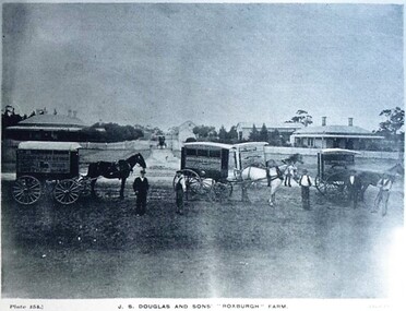 Postcard - Card Box Photographs, J.S. Douglas and Sons 'Roxburgh' Farm